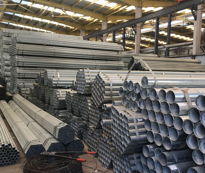 澄迈q235b热镀锌带钢管